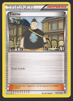 Tierno 107/119 Uncommon | Phantom Forces | Pokemon Card - Image 1