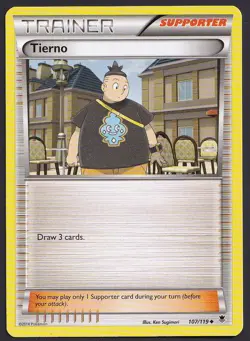 Tierno 107/119 Uncommon | Phantom Forces | Pokemon Card - Image 3