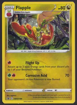 Flapple SWSH189 SWSH: Sword & Shield Promo Cards Holo Near Mint Pokemon TCG - Image 3