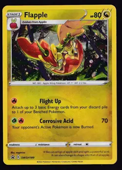 Flapple SWSH189 SWSH: Sword & Shield Promo Cards Holo Near Mint Pokemon TCG - Image 5