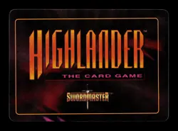 Lower Right Block Highlander: The Card Game Trading Card CCG - Image 2
