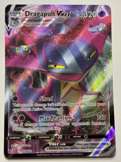 Dragapult VMAX 093/192 Ultra Rare SWSH02: Rebel Clash Pokemon Card - Image 1