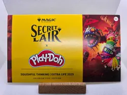 Magic Secret Lair x Play-Doh Squishful Thinking Extra Life 2025 Rainbow Foil MTG - Image 2