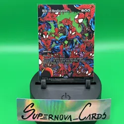 Rite of Replication Borderless Marvel's Spider-Man NM MTG 0014 - Image 1