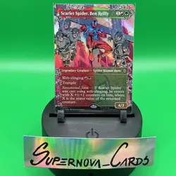 MTG - Scarlet Spider, Ben Reilly (Borderless) Marvel's Spider-Man Foil NM 0214 - Image 1