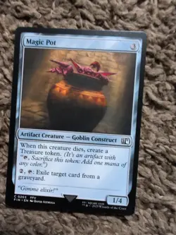 2023 MTG Magic Pot Final Fantasy FFV Crossover Artifact Creature Card FFV #0263 - Image 1