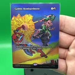 MTG Goblin Bombardment 0023 Foil (Borderless) Marvel Eternal-Legal NM MAR - Image 3
