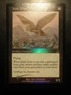 mtg magic junk diver FOIL urza's destiny ENGLISH mecaplongeur destinee d'urza - Image 1