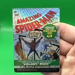 Peter Parker (0232) (Borderless, Foil) Spider-Man Magic MTG NM - Image 4