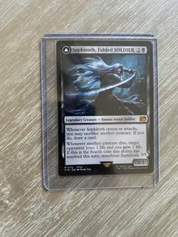 🔮 MTG: Sephiroth, Fabled SOLDIER Final Fantasy Regular - Image 1