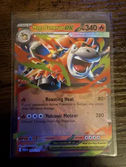 Pokemon TCG Mega Camerupt ex 022/132 Mega Evolution Double Rare Holo NM - Image 1
