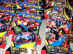 Lot Of 50! Pokemon Mega Evolution Sleeved Booster Pack Factory Sealed 50x - Image 2