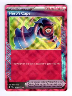 Hero's Cape SV05: Temporal Forces #152 (2024) ACE SPEC Rare Holo NM Pokemon - Image 1