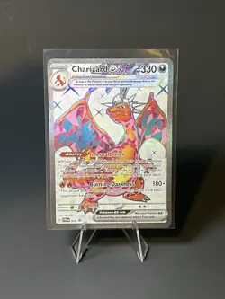 Pokemon TCG Charizard EX SVP056 Black Star Promo Full Art NM - Image 1
