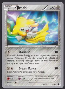 Pokemon - Jirachi XY67 Magnus Pedersen 2018 World Championship LP - Image 1