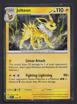 Jolteon SVP 169 Cosmos Holo Black Star Promo Prismatic Evolutions Pokemon TCG - Image 1