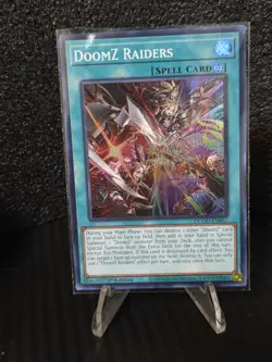 YuGiOh! - DoomZ Raiders DOOD-EN057 Super Rare 1st Edition Near Mint - Image 1