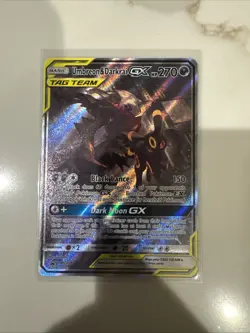 Pokemon TCG Umbreon & Darkrai GX SM241 Tag Team Alternative Art Card - Image 1