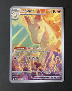 Rapidash 189/182 Illustration Rare Destined Rivals Pokemon Card Near Mint - Image 1