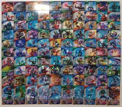 Lot of 100 Japanese Kamen Rider Battle: GANBA LEGENDS Normal & Rare Card Set - Image 1