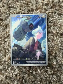 Pokemon TCG Steven's Beldum SVP 207 Rival Battle Deck Black Star Promo Card NM - Image 1