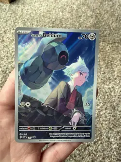 Pokemon TCG Steven's Beldum SVP 207 Rival Battle Deck Black Star Promo Card NM - Image 3