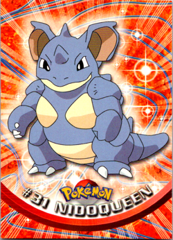 Pokemon Card - Nidoqueen #31 - Topps Series 1 - Red Logo - Image 1