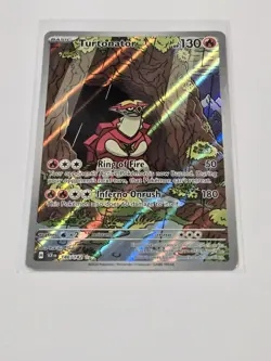 Turtonator 146/142 Stellar Crown Full Art Holo Pokemon Card NM Condition - Image 2