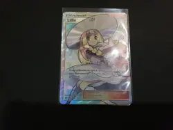 Lillie 147/149 Full Art Trainer Ultra Rare Pokemon Card TCG Sun and Moon Base NM - Image 2