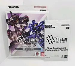 GUNDAM CARD GAME Starter Deck Iron Bloom ST05 Box English + 1 Store Promo - Image 1