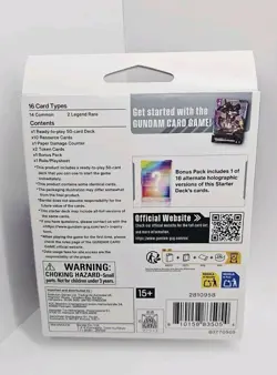 GUNDAM CARD GAME Starter Deck Iron Bloom ST05 Box English + 1 Store Promo - Image 4