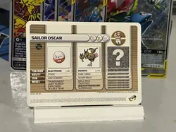 Sailor Oscar - Pokemon GBA E-Reader Battle Card 008-A011 - RARE HTF - Image 1