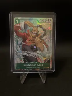 Scratchmen Apoo EB01-015 Full Art PRB-02 ONE PIECE CARD - Image 1