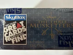 1993 SKYBOX DISNEY'S THE THREE MUSKETEERS TRADING CARDS FACTORY SEALED BOX 820650851940 - Image 2