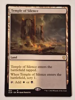 Temple of Silence - Commander: Masters - Magic the Gathering MTG Nice! - Image 1