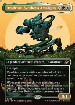 Dyadrine, Synthesis Amalgam - Foil Extended Art EOE LP MTG - Image 1