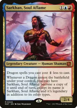 Sarkhan, Soul Aflame - Foil MAT LP MTG - Image 1