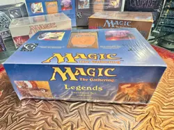 MTG Magic The Gathering LEGENDS Booster Box FACTORY SEALED English 1994 - Image 1