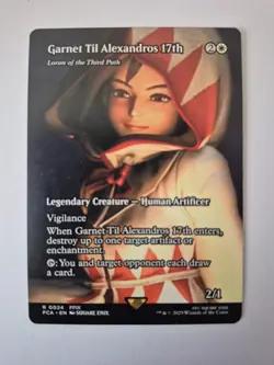 Garnet Til Alexandros 17th - Loran of the Third Path Showcase, 0024, FCA, NM x1 - Image 1