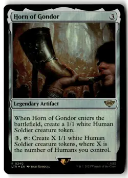 MTG - Horn of Gondor 240 foil Near Mint Universes Beyond: The Lord of the Rings: - Image 1