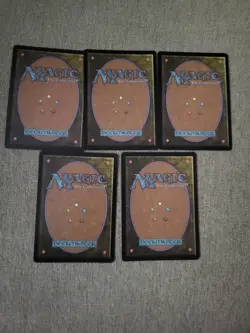 Phyrexia All Will Be One MTG Oil Slick Raised Foil Set of 5, One of each land - Image 2