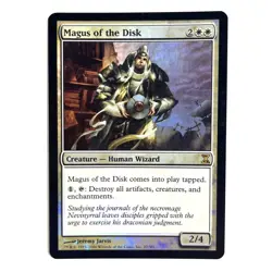 Magus of the Disk FOIL LP Time Spiral Rare MTG See Photos Magic the Gathering - Image 1