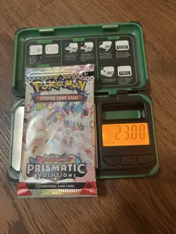 23.00g🔥 HEAVY 🔥 Pokemon TCG Prismatic Evolution Booster Pack!!!✅ - Image 1