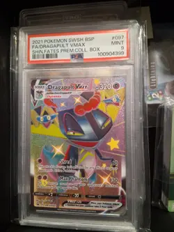 Dragapult VMAX #093 Full Art PSA 9 Pokemon Sword & Shield 2020 Rebel Clash - Image 1