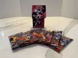 Lot of 6 Pokemon Destined Rivals Booster Packs Bundle Brand New Factory Sealed - Image 1