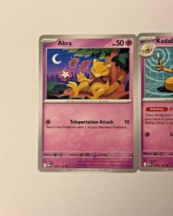 Pokemon TCG - Alakazam 56/132 Holo / Kadabra / Abra - Mega Evolution - Bundle - Image 2