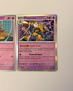 Pokemon TCG - Alakazam 56/132 Holo / Kadabra / Abra - Mega Evolution - Bundle - Image 4