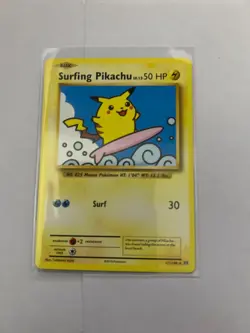 Pokemon SURFING PIKACHU 111/108 - XY Evolutions - Secret Rare - Lightly Played - Image 1