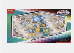 2x Pokemon TCG Prismatic Evolutions Lucario Ex + Tyranitar Ex Premium Collection - Image 2