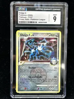 Pokemon League Dialga G Cross Hatch Holo CGC 9 7/127 Mint 2009 Platinum - Image 1